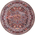 thumbnail image 1 of Unique Loom Revival Medallion Dark Color Rug 7' 7 x 7' 7 Round Burgundy/Black, 1 of 2