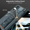 thumbnail image 6 of Compatible Samsung Galaxy Z Fold 4 Case with Screen Protector & Hand Strap,All-Inclusive Magnetic Heavy Duty Bumper Case Galaxy Z Fold 4 Phone Case with S Pen Holder,Samsung Z Fold 4 Cases,Green, 6 of 16