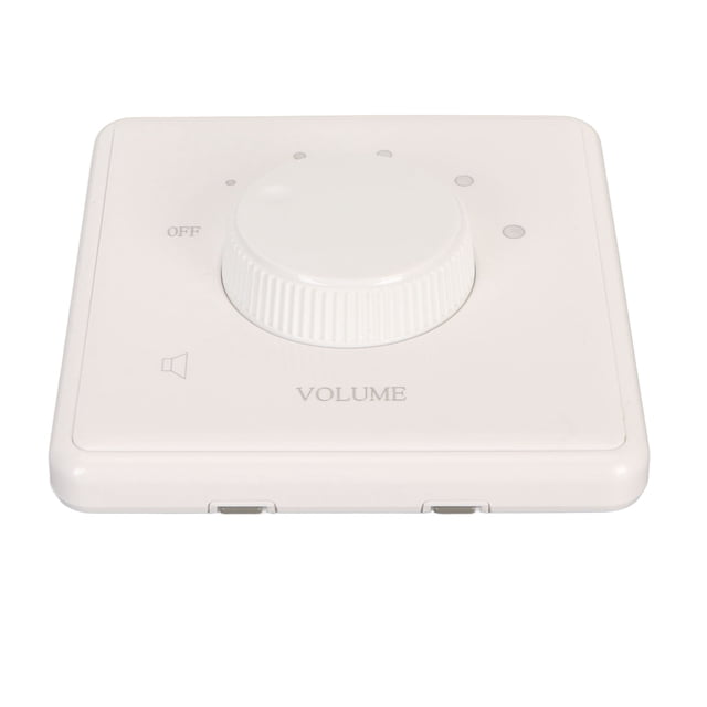 Perilla De Control De Volumen, Controlador De Volumen Para Altavoces Domésticos, Sintonización De 5 Posiciones, PC Ignífuga, Placa Grande Sin Marco, Perilla De Control De