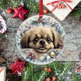 thumbnail image 3 of AatoeaX Pekingese Christmas Ornament: Festive Dog Design, Transparent Acrylic, Hanging Decor for Pet Lovers, Holiday Accents & Gifts, 3 of 7