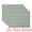 Green, variant on Unique Bargains Rustic Placemats Set of 4 Rectangular Cotton Blend Green 15.7x11.8inch