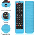 thumbnail image 4 of Funda de silicona (azul brillante) para Samsung Tv Remote Control Bn59 Series, funda protectora antideslizante a prueba de golpes para Samsung Tv Remot Rojo Verde Cocina, Decoración y Otros, 4 of 5