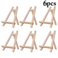 thumbnail image 2 of Coofit Table Top Easel Wood: 6PCS Tabletop Display Easel Art Craft Painting Easel Stand, 2 of 10