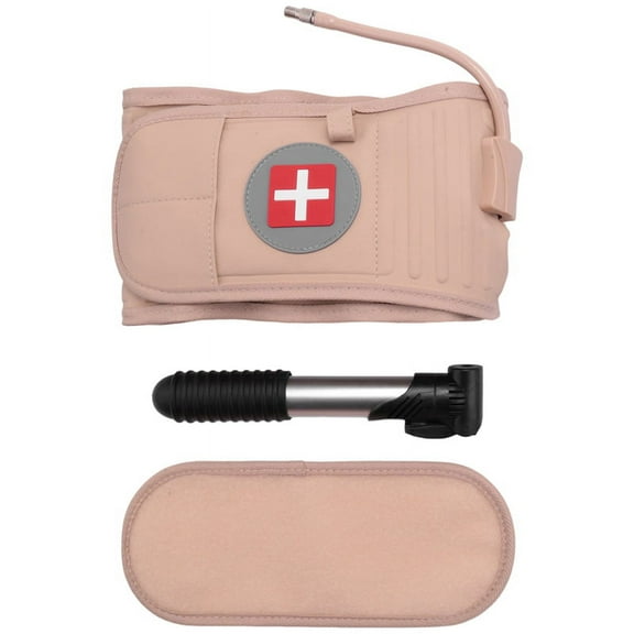 Back Decompression Belt Lumbar Support Back Waist Brace Spinal Traction Extender Size for 29-49 inches Waist Great Gift