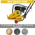 thumbnail image 4 of Emorefun Plate Compactor with 7HP/212CC Gas Engine, Ground Tamper for Paving Landscaping Sidewalk Patio, 4 of 8