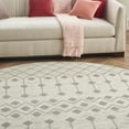 thumbnail image 6 of Nourison Grafix Moroccan Ivory/Grey 8' x ROUND Area Rug, (8 Round), 6 of 8