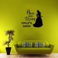 thumbnail image 3 of Once Upon A Dream Logo Cartoon Design Customized Name Wall Decal -Custom Vinyl Wall Art - Personalized Name - Baby Girls Boys Kids Bedroom Wall Decal Room Decor Sticker Decoration Size (35x40 inch), 3 of 3