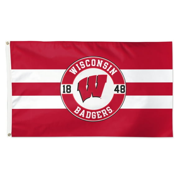 WinCraft Wisconsin Badgers 3' x 5' Applique Flag