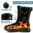thumbnail image 5 of Ecetana Womens Snow Boots Mid Calf Warm Winter Boots Faux Fur Lining Waterproof Non-Slip Outdoor Shoes, 5 of 6