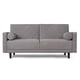 thumbnail image 2 of Sofá Cama De Velvet Gris Claro Beehive Memory Foam Modelo Calandra, 2 of 8