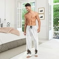 thumbnail image 4 of Top-kevin Men's Pajama Pants Christmas Winter Elastic Waistband Soft Lightweight Sleep Lounge Pajama Bottoms with Pockets,S-XXL, 4 of 13