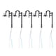 thumbnail image 1 of Farolas en miniatura para maquetas arquitectónicas 1:200 negro, 1 of 7