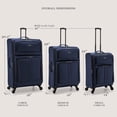 thumbnail image 5 of Equipaje U.S. TRAVELER Anzio Softside, expandible, 66 L, verde azulado, 5 of 5