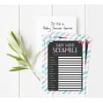thumbnail image 2 of Inkdotpot 50-PackBaby WordScrambleBaby ShowerGame Cards Its A Boy Its A Girl Stripe Gender Reveal Party Supplies-Fun Baby Shower Game Favors, 2 of 6