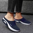 thumbnail image 2 of CBGELRT Womens Casual Slip On Shoes with No Back Platform Shoes for Women Fashion Casual Breathable Lightweight Platform Shoes Sport Running Shoes Casual Canvas Shoes Men Women Slip On, 2 of 7