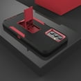 thumbnail image 7 of Allytech Galaxy A13 5G Case for Samsung A13 5G Cover, Hard PC + Grade TPU Shockproof Anti-Scratch Built-in Kickstand Support Magnetic Car Mount Rugged Case for Samsung Galaxy A13 5G 6.5", Black+Red, 7 of 7