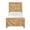 Natural Wood Contemporary Modern Rustic3, variant on LHSHID Natural Finish Queen Size Panel Bed Chevron Pattern Wooden Rustic Bedroom Furniture 1pc