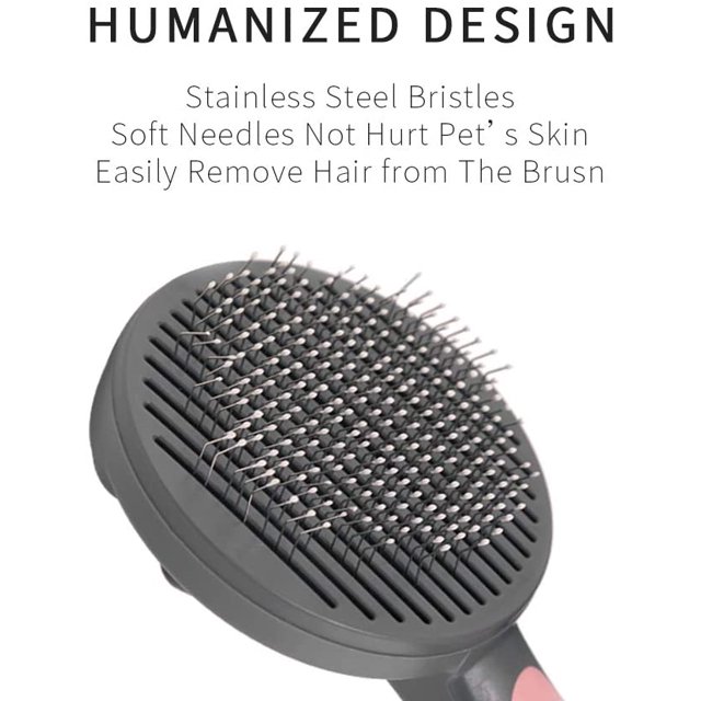 Cepillo para perros y gatos, cepillo para gatitos, cepillo para mascotas con autolimpieza, peines de masaje para perros y gatos de pelo corto, mediano y largo XianweiShao 1327534452549