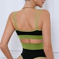 thumbnail image 6 of HomeDM Womens Wireless Sports Bras, 2 Pack Seamless Full Coverage T-Shirt Bra Comfort Push Up Everyday Bras, Green, M, 6 of 8