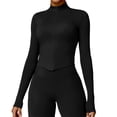 thumbnail image 1 of Chaqueta de Yoga for mujer, chaqueta de Yoga deportiva for correr al aire libre con cremallera, chaqueta de manga larga, ropa de Yoga de secado rápido for niñas, 1 of 7