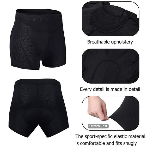 Men's Bike Cycling Underwear Shorts 4D Padded Bicycle MTB Liner Mountain  Biking