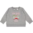 thumbnail image 2 of Inktastic Pop Quiz Mom Best Teacher Baby Sweatshirt, 2 of 4