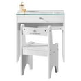 thumbnail image 2 of Impressions Vanity Slaystation Little Princess Vanity Set, Dressing Table with Mirror and Chair (White), 2 of 5