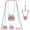 Pink, variant on G TALECO GEAR 2 in 1 Baby Jumper and Bouncer, Baby Swing Outdoor, Toddler Swing Sets for Kids Age 1-3, Green
