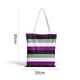 thumbnail image 2 of Hukapapa Bolsas para computadora portátil con Estilo Reutilizables para Mujeres Hombres Bolsas de Mano de Rayas de Trabajo, 2 of 5
