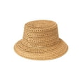 thumbnail image 2 of Time and Tru Adult Women's Straw Bucket Hat, 2 of 3