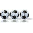 White Soccer Ball Golf Balls 6 Pack by GBM Golf