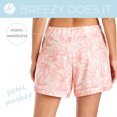 thumbnail image 4 of Hello Mello Breezy Does It Soft Lounge Pajama Shorts, Petal Pusher (Women's), 4 of 8
