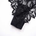 thumbnail image 4 of Womens Lace Underwear Comfortable Seamless Panties Floral Sheer Lace Bikini Briefs Womens Underwear Bikini Black M, 4 of 7