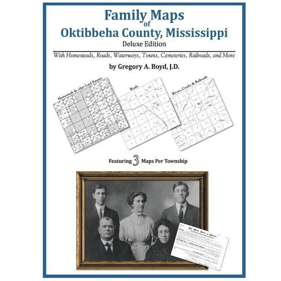 Family Maps of Oktibbeha County, Mississippi