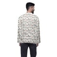 thumbnail image 4 of Atasi Printed Chinese Collar Casual Kurta Ethnic Shirt Mens Short Kurta Tunic, 4 of 5