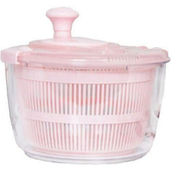 Salad Spinner, Large Capacity Accommodates Ample Produce For Efficient Drying, Clear Bowl Serves As An Elegant Serving Dish, BPA Free Plastic, Stain Resistant Surface