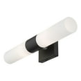 thumbnail image 3 of Livex Lighting Aero 2-Light Twist Lock Metal ADA Vanity Sconce in Black, 3 of 15