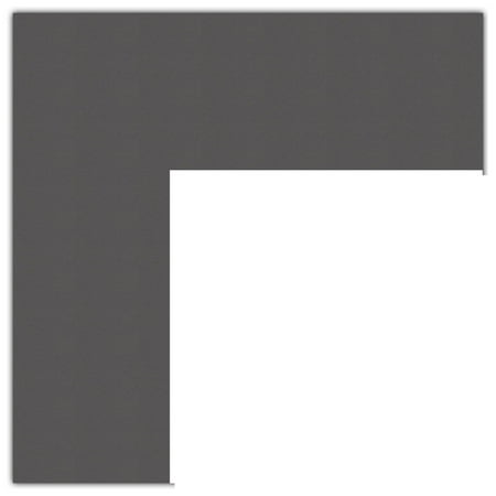 

ArtToFrames 8x20 Charcoal Custom Mat for Picture Frame with Opening for 4x16 Photos. Mat Only Frame Not Included (MAT-154)