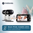 thumbnail image 3 of Motorola Baby PIP1610 HD - Monitor de bebé con video motorizado de 5" con 2 cámaras Montaje en pared Alcance de 1000 pies Audio bidireccional Monitoreo de temperatura ambiente - Conexión privada (sin, 3 of 5