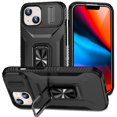thumbnail image 1 of Funda para GANGXUN iPhone 15 Plus - Soporte metálico, Función magnética, Negro, 1 of 5