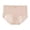 Beige, variant on Stretch Bikini Panties Thin Breathable Underwear Lace Seamless Mid Waisted Soft Stretchy Panties Cotton Full Coverage Briefs