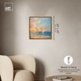thumbnail image 5 of Sailboats In The Sunset Sailing Wall Art Canvas Wall Art by Art Remedy, Gold Floater Frame, 21.5" x 21.5", 5 of 7