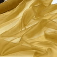 thumbnail image 2 of Sheer Organza Fabric by the Yard for Sewing Fashion Wedding Dress DIY Event Decorations, 60’’ Wide Sparkle Silky Crystal Organza Fabric (Gold, 10 Yard), 2 of 5