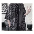 thumbnail image 2 of Printed Silk Short Sleeved Shirt Comfortable Breathable Men Ice Silk Shirt Top for Working, 2 of 8