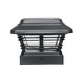 thumbnail image 4 of Better Homes & Gardens Beckon Solar Powered Landscape Path Light 4'' x 4'' Black Post Cap LED, 4 of 8