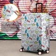 thumbnail image 4 of Colorful Cartoon Dinosaurs Balloons Pattern Luggage Cover Fashion Suitcase Cover Baggage Covers Fit 25-28 Inch Luggage (Go Travel), 4 of 5