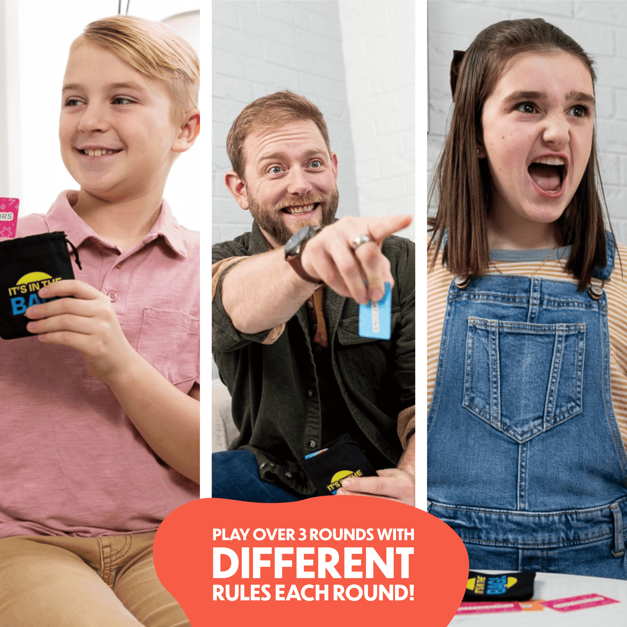It’s in The Bag - Ultimate Family Game for Game Night, 3 Rounds of Wild Easy Fun! New Redesign of the Viral Party Game for Adults, Groups, and Kids - 25-30 minutes, 4+ Players