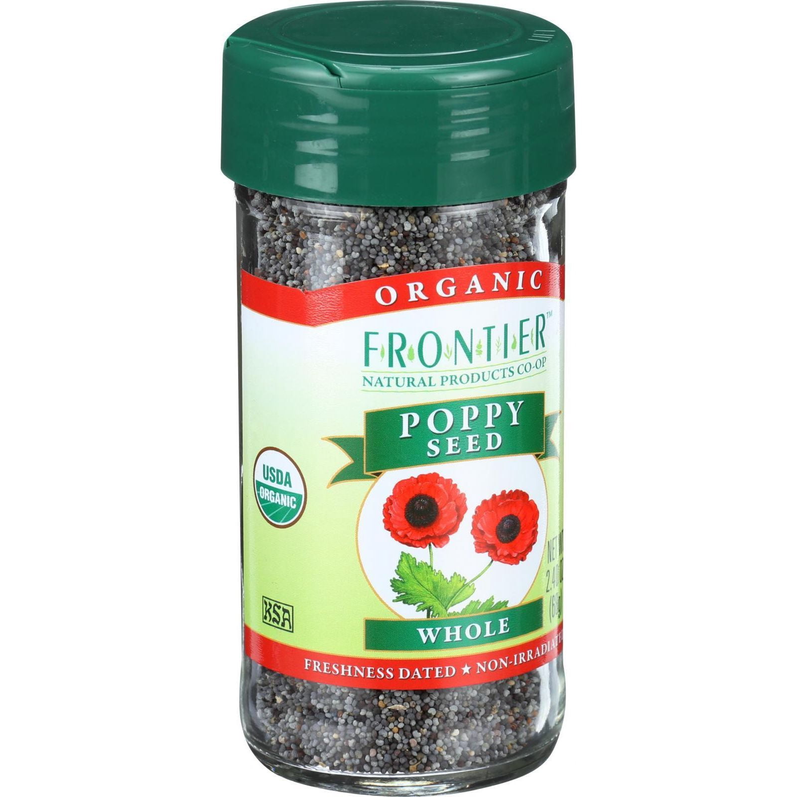 Frontier Natural Products Organic Poppy Seed Whole, 2.4 Oz Walmart