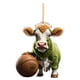 thumbnail image 2 of Teissuly Christmas Pendant Acrylic Pig Flat Car Pendant Christmas Tree Ornament Teissuly WER2023112006293, 2 of 4