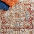 thumbnail image 6 of SAFAVIEH Valencia James Oriental Polyester Area Rug, Ivory/Rust, 8' x 10', 6 of 8